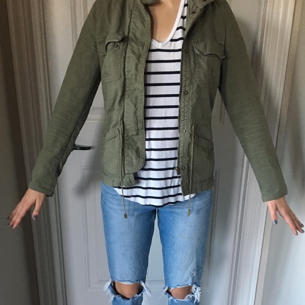 MNG army green jacket